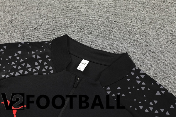 AC Milan Training Tracksuit Suit Black 2023/2024