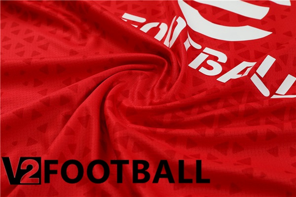 AC Milan Training T Shirt + Shorts Red 2023/2024