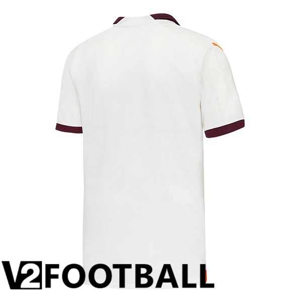 Manchester City Away Soccer Shirt White 2023/2024