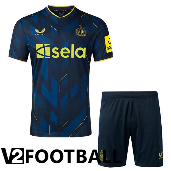 Newcastle United Kids Third Soccer Shirt Blue 2023/2024