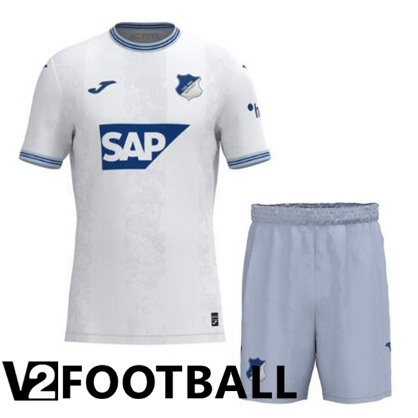TSG Hoffenheim Kids Away Soccer Shirt White 2023/2024