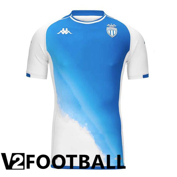 AS Monaco Third Soccer Shirt Blue White 2023/2024