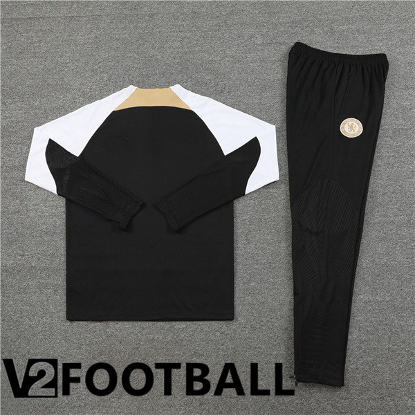 FC Chelsea Training Tracksuit Suit Black 2023/2024