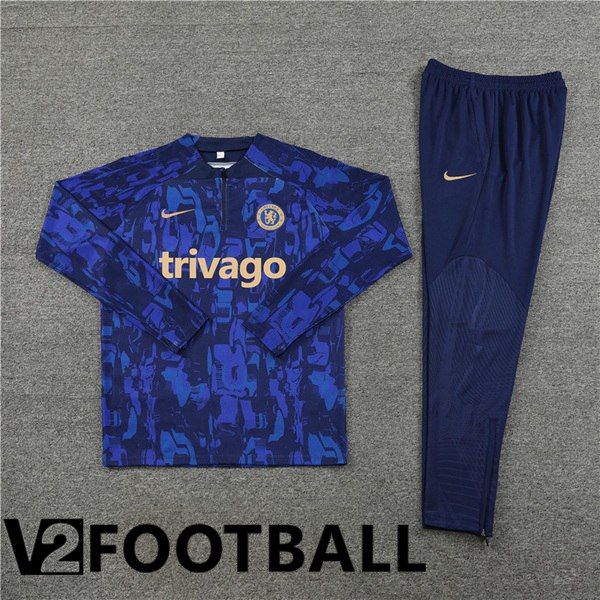 FC Chelsea Training Tracksuit Suit Blue 2023/2024