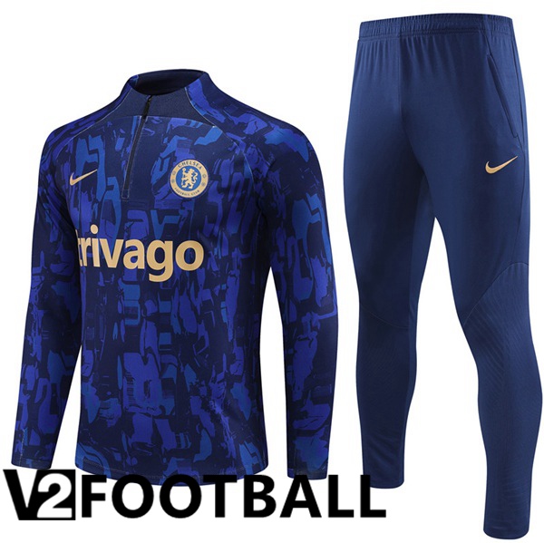 FC Chelsea Training Tracksuit Suit Blue 2023/2024