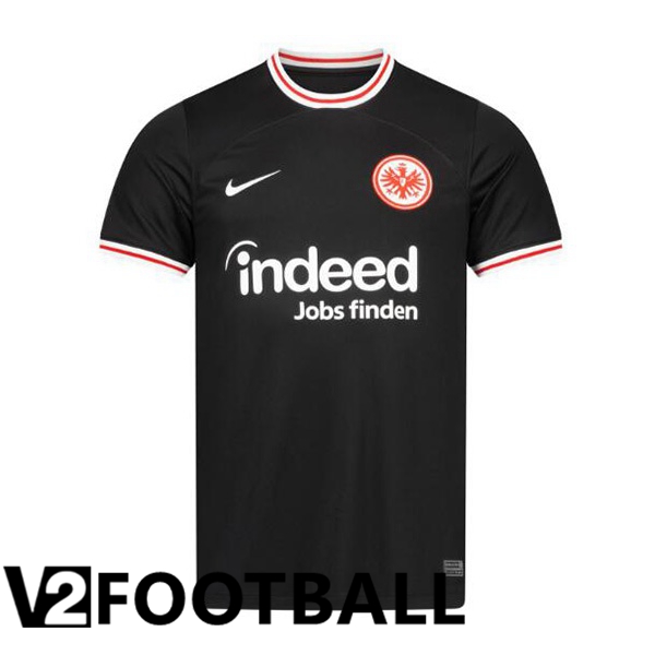 Eintracht Frankfurt Away Soccer Shirt Black 2023/2024