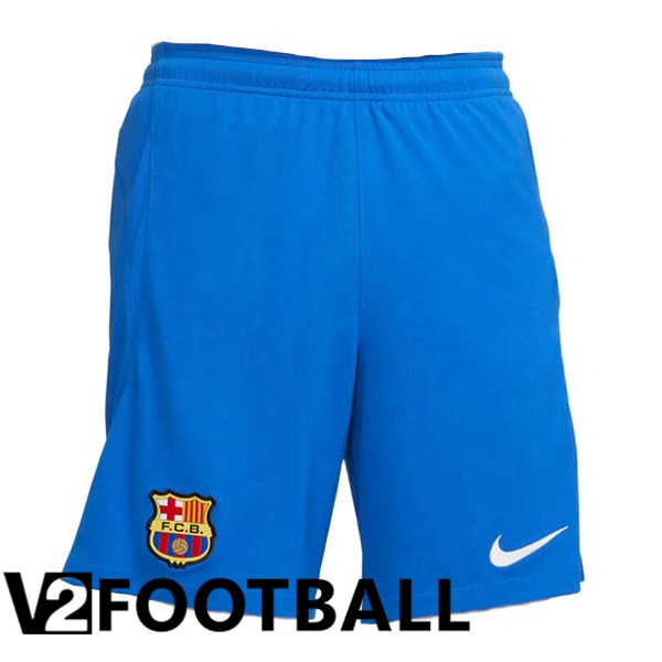 FC Barcelona Soccer Shorts Away Blue 2023/2024