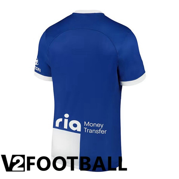 Atletico Madrid Away Soccer Shirt Blue 2023/2024