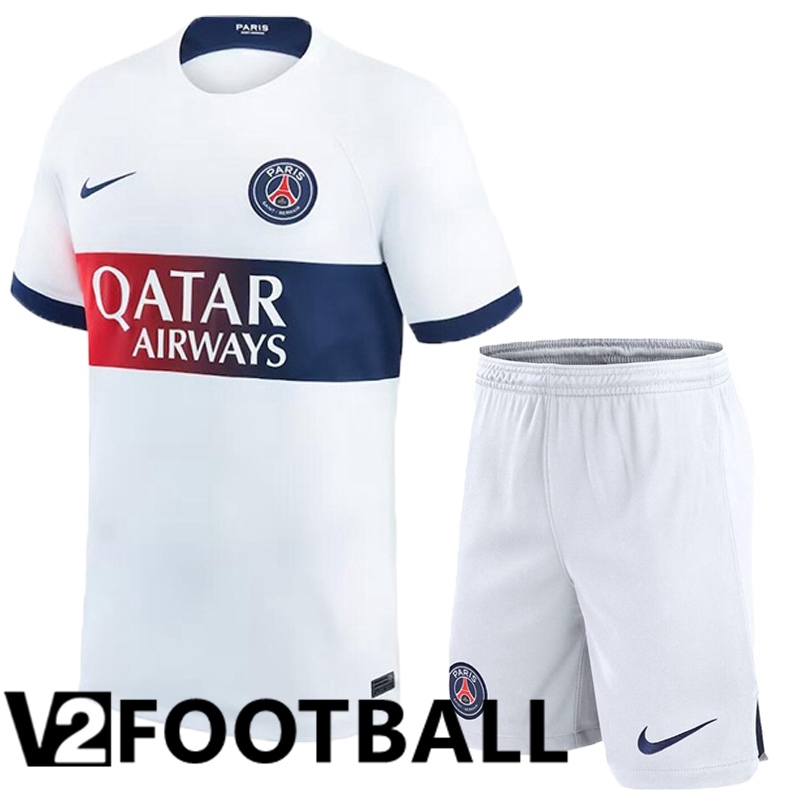Paris PSG Away Soccer Shirt + Shorts 2023/2024