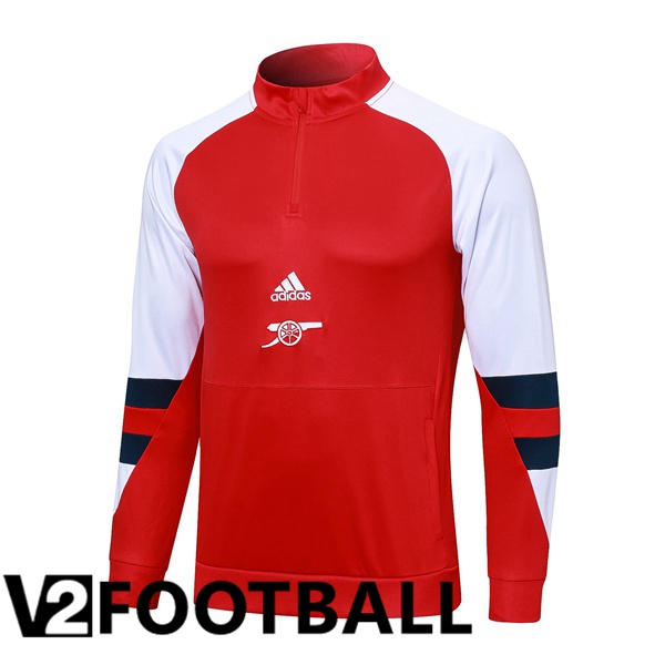 Arsenal Training Sweatshirt Red White 2023/2024