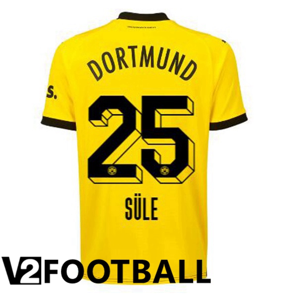 Dortmund BVB (Süle 25) Soccer Shirt Home Yellow Black 2023/2024