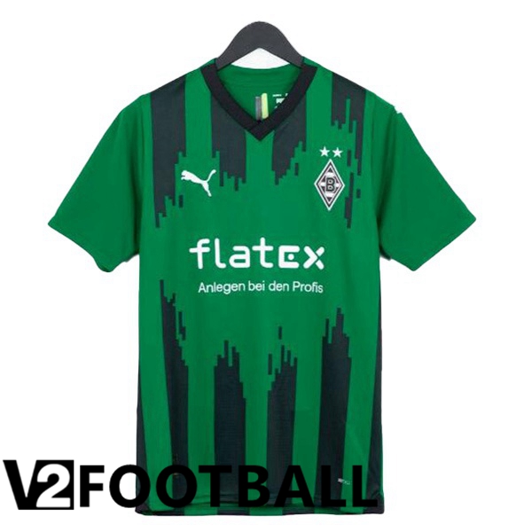 Monchengladbach Soccer Shirt Away Green 2023/2024