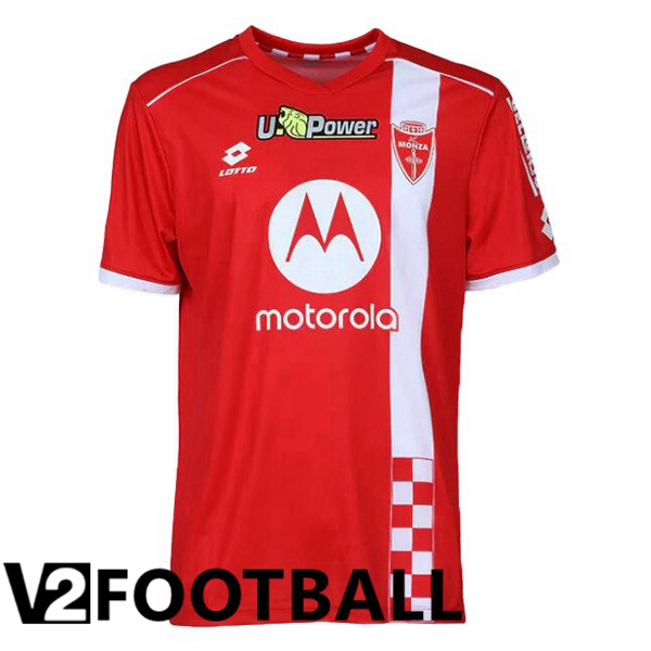 AC Monza Soccer Shirt Home Red 2023/2024