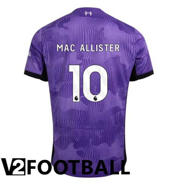 FC Liverpool (MAC ALLISTER 10) Soccer Shirt Third Purple 2023/2024