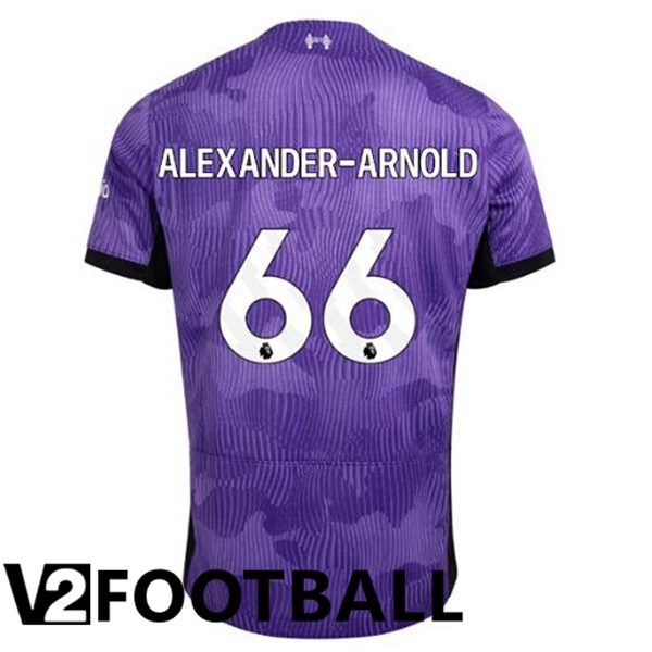 FC Liverpool (ALEXANDER-ARNOLD 66) Soccer Shirt Third Purple 2023/2024