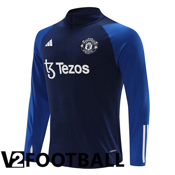 Manchester United Training Sweatshirt Blue 2023/2024