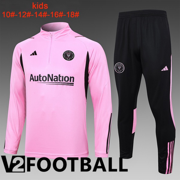 Inter Miami CF Kids Training Tracksuit Suit Pink 2023/2024
