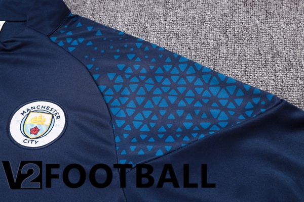 Manchester City Training Tracksuit Suit Royal Blue 2023/2024