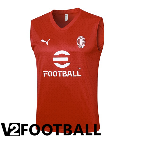 AC Milan Soccer Vest Red 2023/2024
