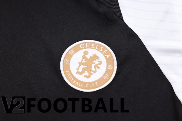 FC Chelsea Training T Shirt + Shorts Black 2023/2024