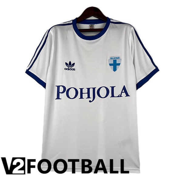 Finland Retro Soccer Shirt Home White 1982