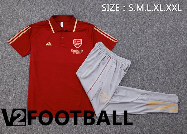 Arsenal Football Polo + Pants Red 2023/2024