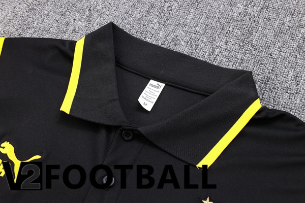 Dortmund BVB Football Polo + Pants Black 2023/2024
