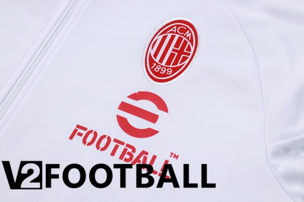 AC Milan Training Jacket Suit White 2023/2024