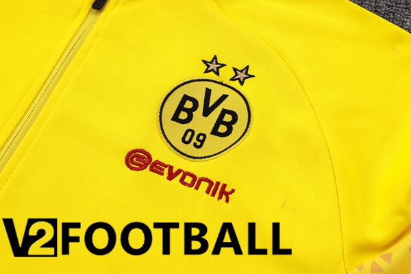 Dortmund BVB Training Jacket Suit Yellow 2023/2024