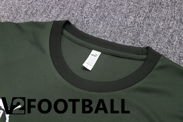 Manchester City Training T Shirt + Pants Green 2023/2024