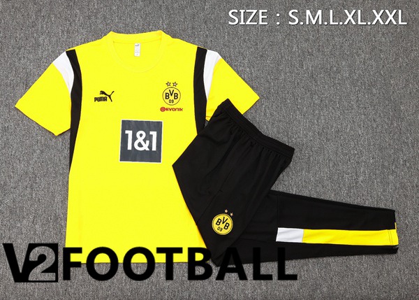 Dortmund BVB Training T Shirt + Pants Yellow 2023/2024