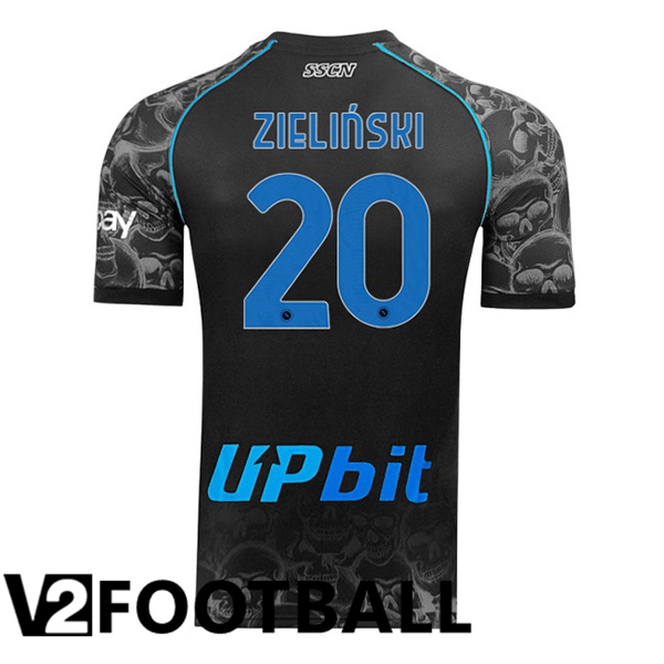 SSC Napoli (Piotr Zielinski 20) Halloween Shirt Black 2023/2024