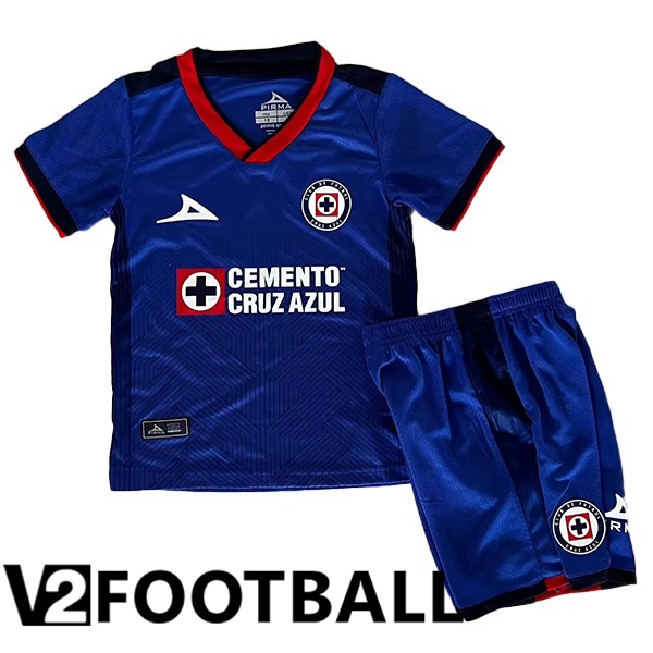 Cruz Azul Kids Soccer Shirt Home Blue 2023/2024
