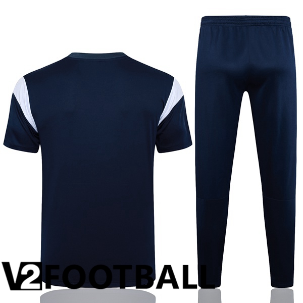 Marseille OM Training T Shirt + Shorts Blue Royal 2023/2024