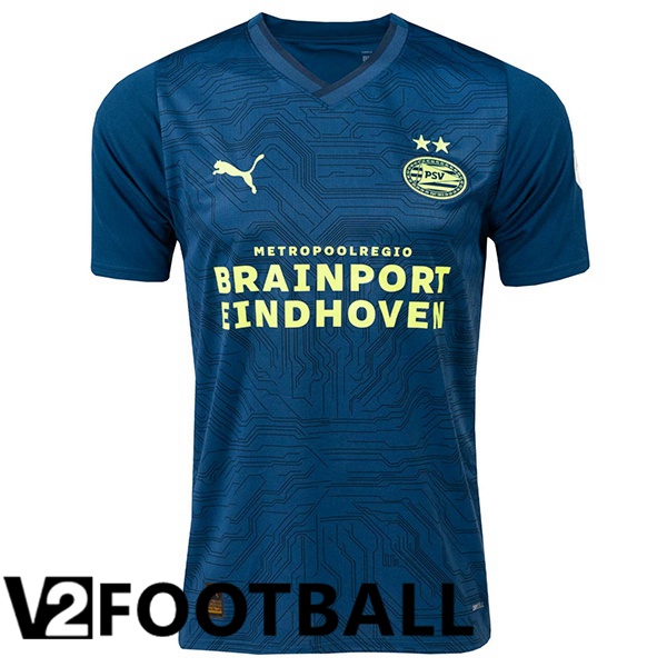 PSV Eindhoven Soccer Shirt Third Blue Royal 2023/2024