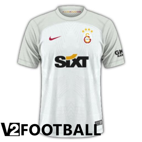 Galatasaray SK Soccer Shirt Away White 2023/2024