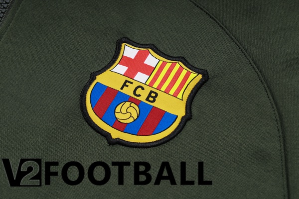 FC Barcelona Training Tracksuit Hoodie Green 2023/2024