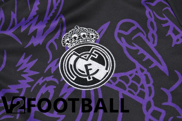 Real Madrid Training Tracksuit Suit Purple 2024/2025
