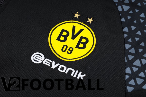 Dortmund BVB Training Tracksuit Sweatshirt Hoodie Black 2024/2025