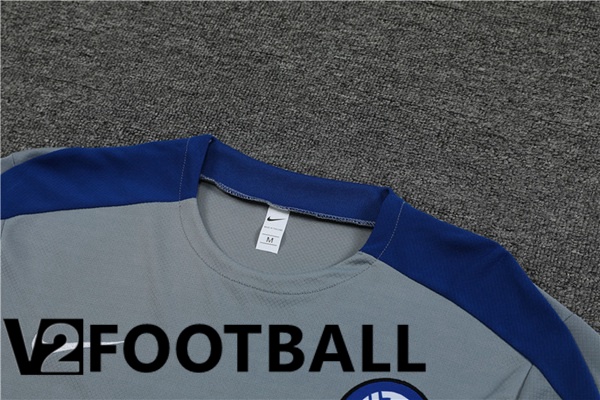Inter Milan Training T Shirt + Shorts Grey 2024/2025