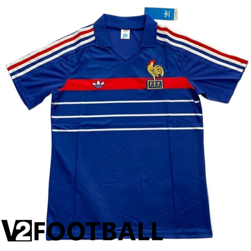 France Retro Soccer Shirt Home 1984/1986