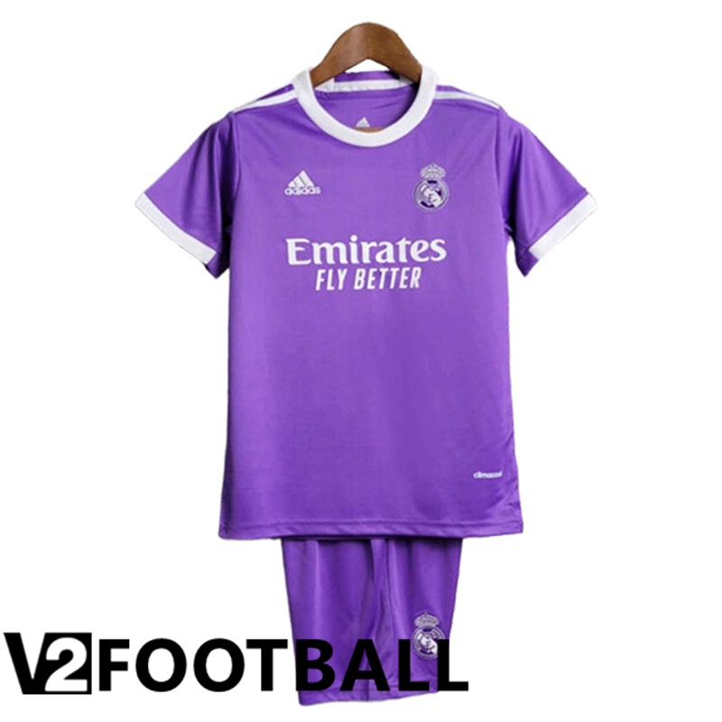 Real Madrid Retro Kids Soccer Shirt Away 2017/2018