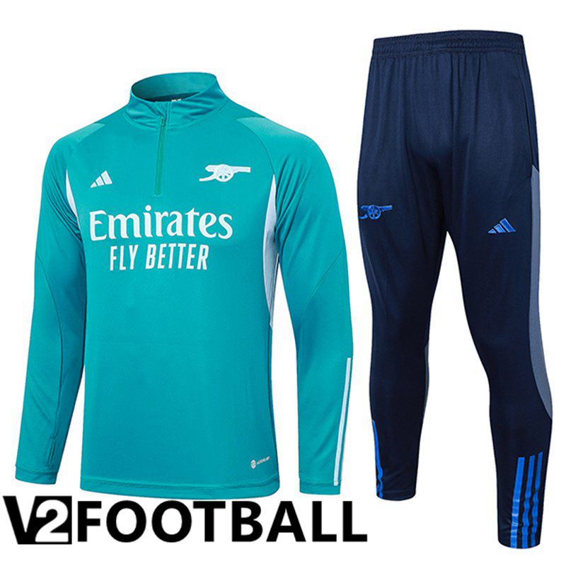 Arsenal Training Tracksuit Suit Green/Blue 2024/2025