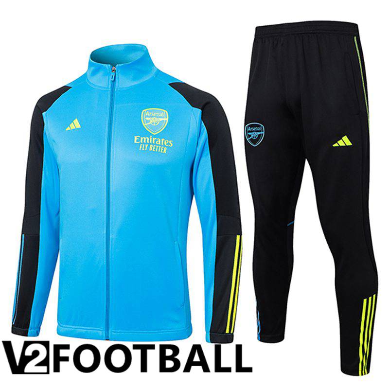 Arsenal Training Jacket Suit Blue/Black/Yellow 2024/2025