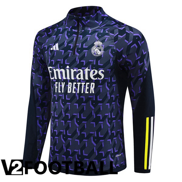 Real Madrid Training Sweatshirt Blue Royal 2024/2025