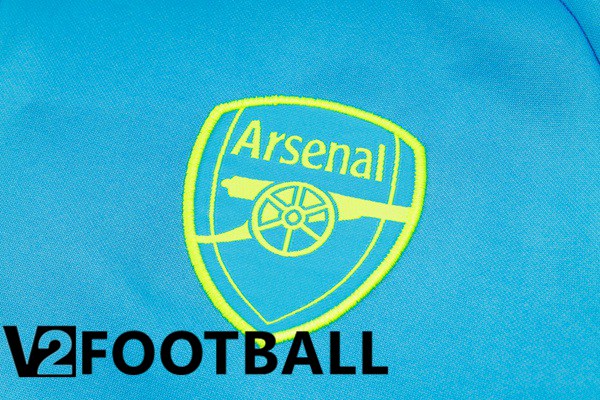Arsenal Training Tracksuit Sweatshirt Hoodie Blue 2024/2025