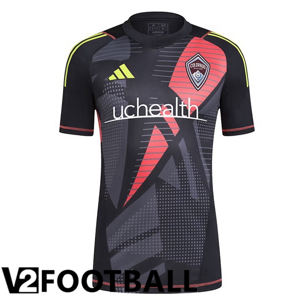 Colorado Rapids Goalkeeper Soccer Shirt Black 2024/2025