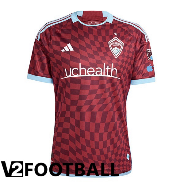 Colorado Rapids Soccer Shirt Home Red 2024/2025
