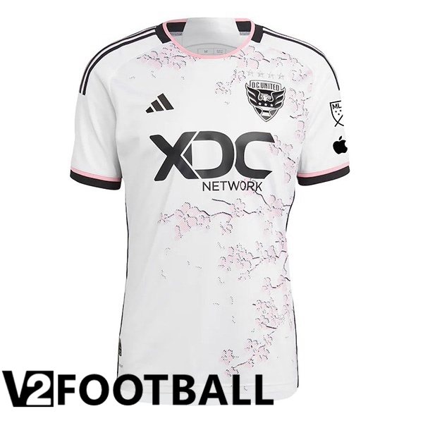 D.C United Soccer Shirt Away White 2024/2025