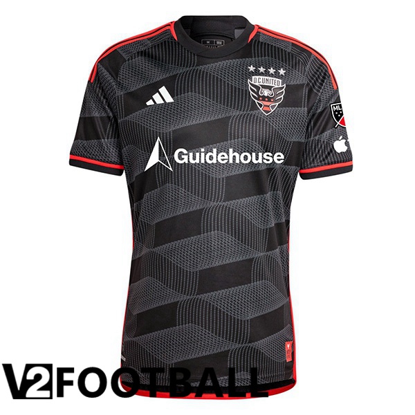 D.C United Soccer Shirt Home Black 2024/2025